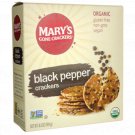 Mary's Gone Crackers Organic Crackers - Black Pepper 6.5 oz Box.