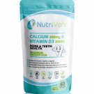 Calcium & Vitamin D3 500mg & 200IU - Bones Teeth Osteoporosis High Strength