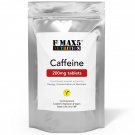 100 x Caffeine 200mg Tablets - 100% Pure Pharmaceutical​ Grade Plus Energy Pills