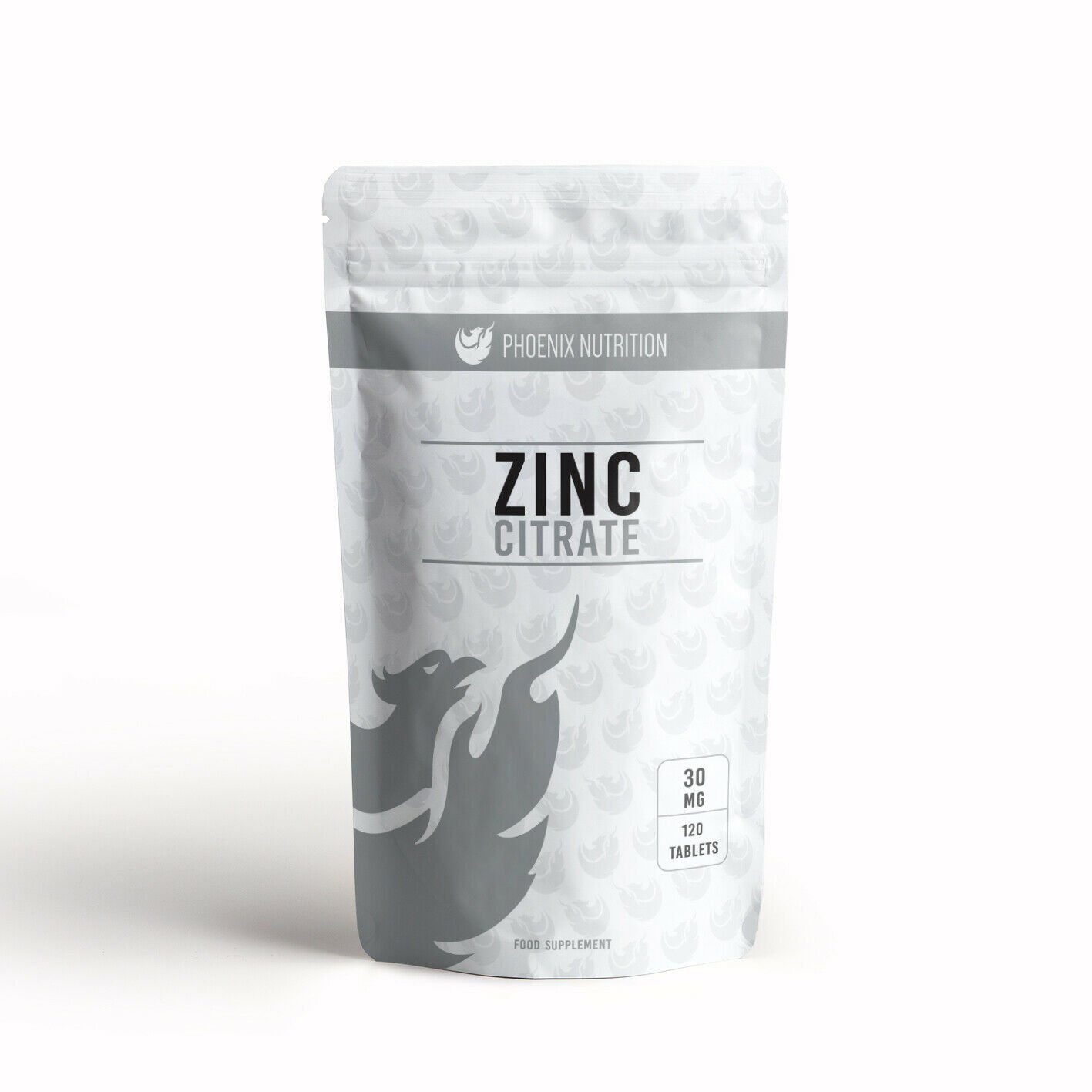 Zinc 30mg x 360 Tablets | Triple Strength, 300% RDA from 100mg Zinc Citrate