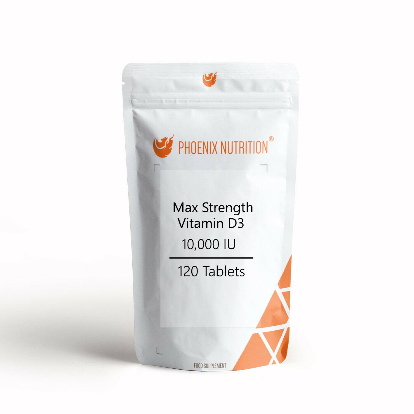 Max Strength Vitamin D3 10,000IU x 120 Tablets - Cholecalciferol D 250mcg