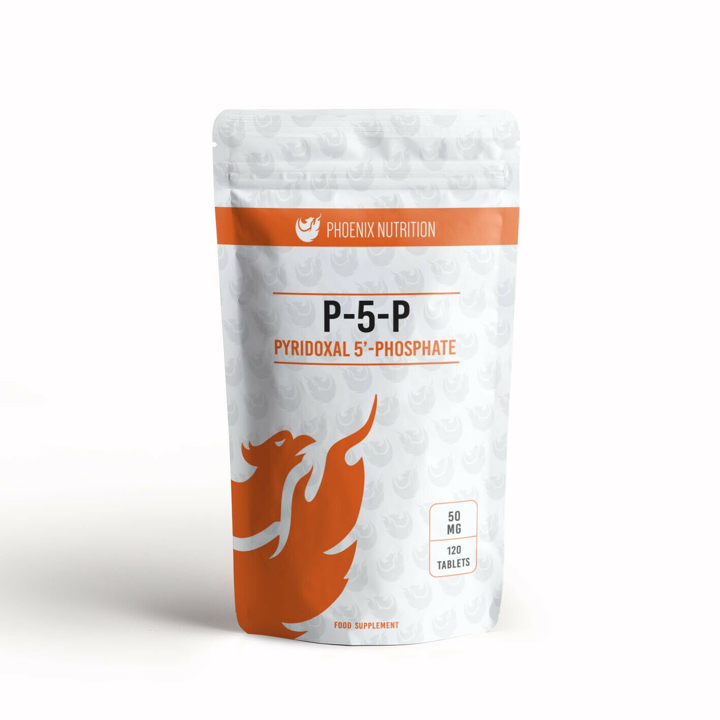 P-5-P 50mg x 120 Tablets - Pyridoxal 5' Phosphate, Coenzyme Vitamin B6 P5P