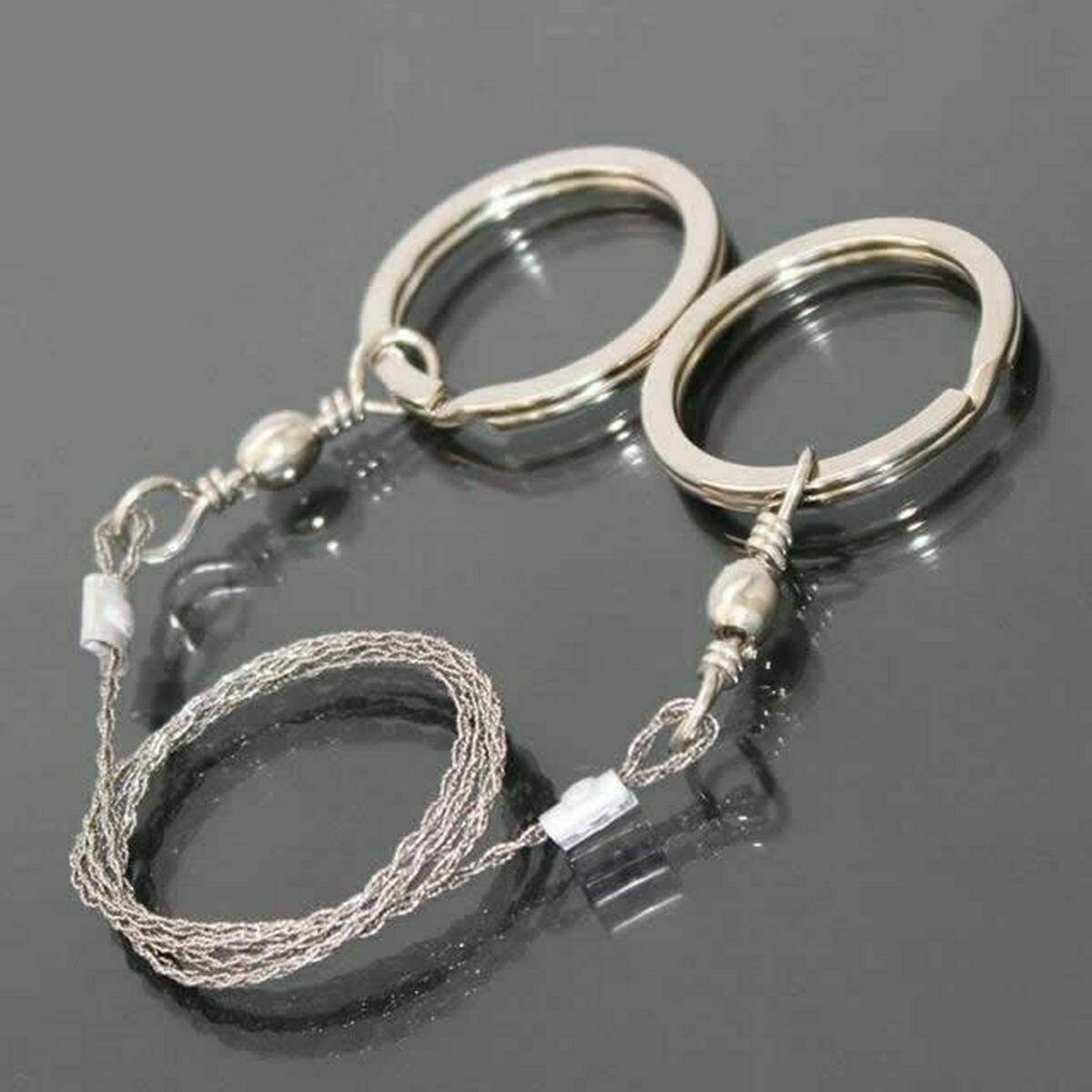 Outdoor Emergency Steel Wire Saw Scroll Travelling Camping Hiking Survival Tools