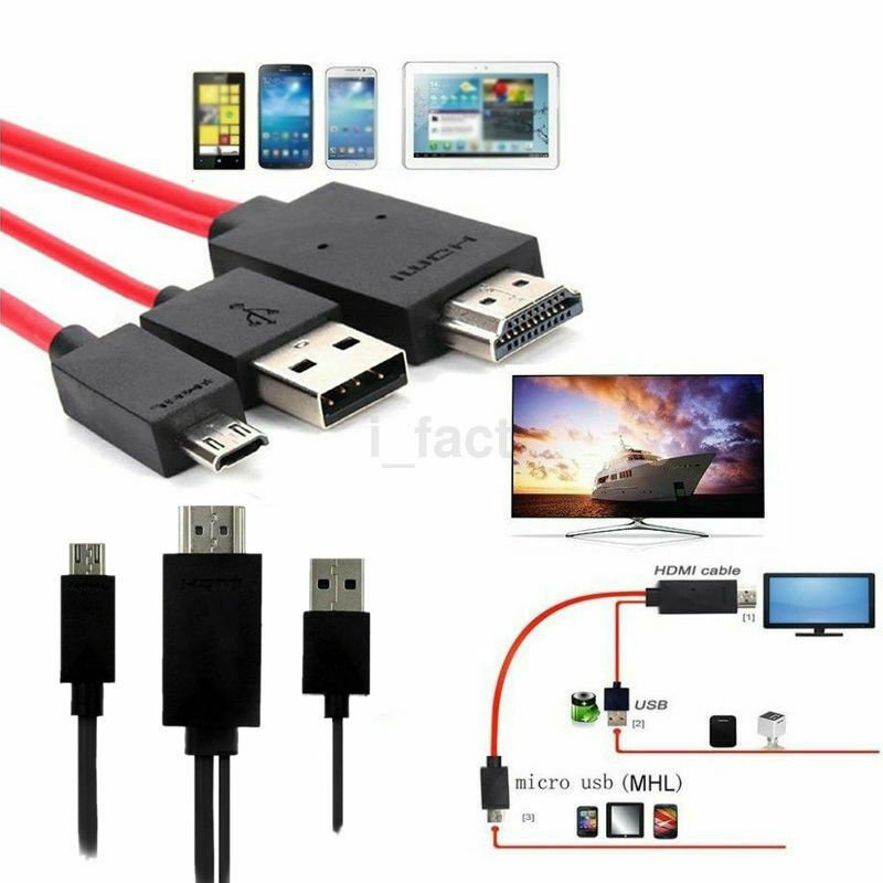 HOT SALE Universal Android Phone MHL Micro USB to HDMI 1080P HD TV Cable Adapter
