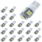 20 x HID White 360° 5-SMD 168 194 2825 LED Bulbs For License Plate Lights