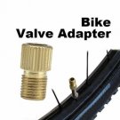 2pcs Presta to US Schrader Valve Adaptor Converter Bicycle Bike Tire Tube Pump