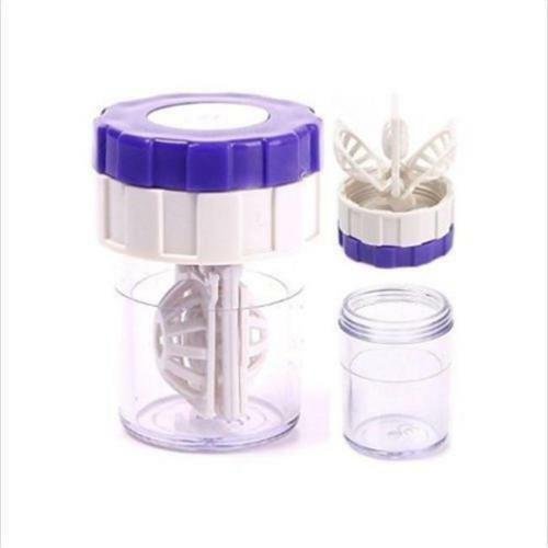 1Pcs Mini Manually Contact Lens Cleaner Washer Cleaning Lenses Case New