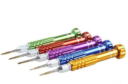 5 in1 Slotted Screwdriver Kit Tool For Mobile Phone Jewellers Watch Repair