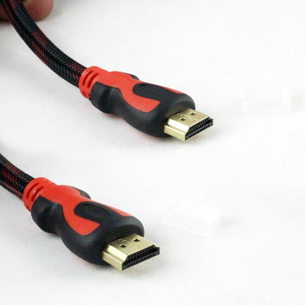 10M LONG HDMI Cable High Speed With Ethernet v1.4 FULL HD 4K 3D ARC GOLD BLACK