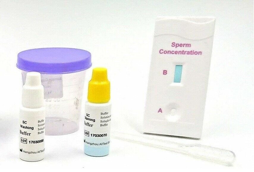1 x Male Fertility Sperm Concentration Test/Tests, Active Count Kit - One StepÂ®