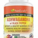 Organic Ashwagandha with Black peper 1300mg High Potency Natural Anti-Stress