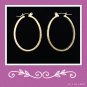 Fashion "teardrop" Hoops
