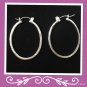Fashion "teardrop" Hoops