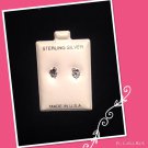 "Flower Embrace" Silver stud earrings