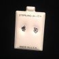 "Flower Embrace" Silver stud earrings
