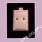 "Yellow Topaz CZ" Silver stud