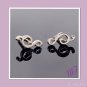 "Musical note" stainless steel stud