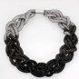 "Crystal Rope Mesh" Statement Necklace