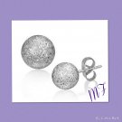 "Diamond cut" Ball Stainless Steel stud