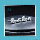 "Love" Stainless steel stud