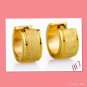 "Diamond cut" Stainless steel yellow Huggies
