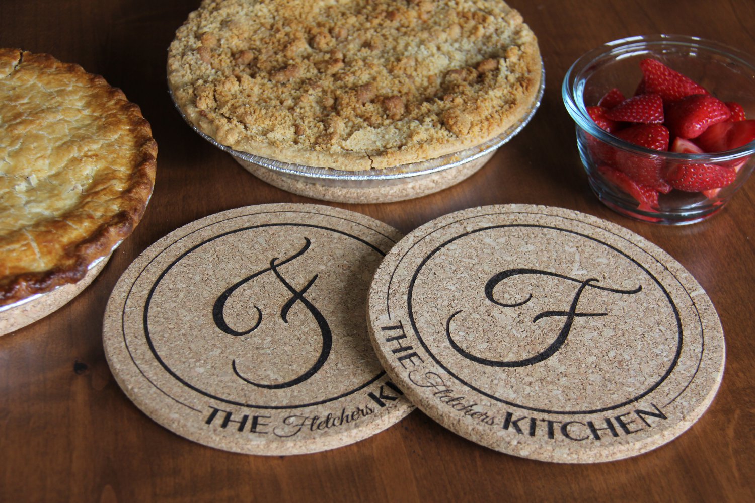 Personalized Large Kitchen Hot Pads Set of 2! Fletcher Style