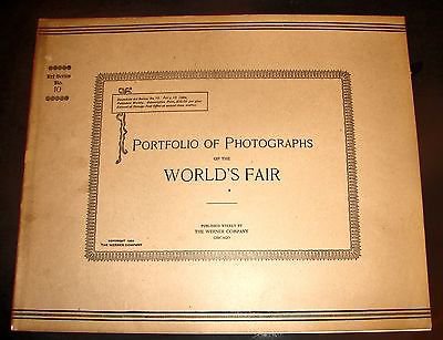 1893 Chicago World's Fair PORTFOLIO OF PHOTOGRAPHS Book #10 Columbia ...