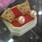 Hello kitty earrings Rhodium Gold-plated