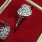 Gold-plated silver ring model of Love