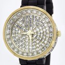 PAVED CRYSTAL FASHION WATCH