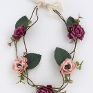 DOUBLE LAYER FLORAL HEADBAND