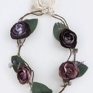 SUBTLE ROSE LEAF LINK HEADBAND/NECKLACE