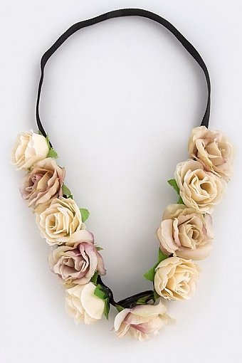 FLORAL CLUSTER HEADBAND