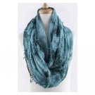 2TONE TIE DYE DESIGN INFINITY SCARF