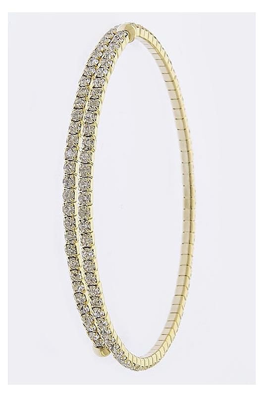 RHINESTONE ENCRUSTED BRACELET WRAP