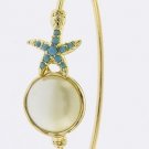 STARFISH ORNATE WITH PEARL DOME ACCENT BRACELET
