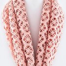 OPEN KNIT FASHION INFINITY SCARF