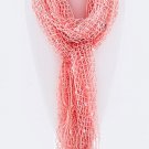 SEQUINS FISHNET FASHION FRINGE BEACH SCARF