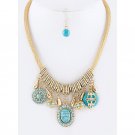 MIX CHARMS STATEMENT NECKLACE SET