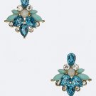 MIX CRYSTAL STUD EARRINGS
