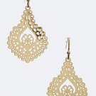 LASER CUT FILIGREE DROP EARRINGS