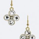 CRYSTAL FLOWER EARRINGS