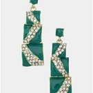 CRYSTAL SQUARES EARRINGS