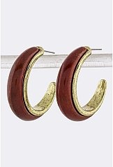 CRESCENT DESIGN EARRINGS