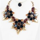 COMBY PATTERN NECKLACE SET