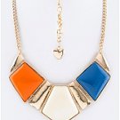 PAVED STONE COLLAR NECKLACE SET