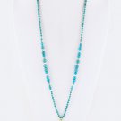 BEADS & TASSEL LONG NECKLACE SET