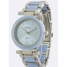 MEDIUM ROUND CASE WITH METAL BAND WATCH