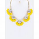 GARDEN PARTY STATEMENT NECKLACE SET