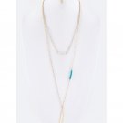 METAL FEATHER PENDANT NECKLACE SET
